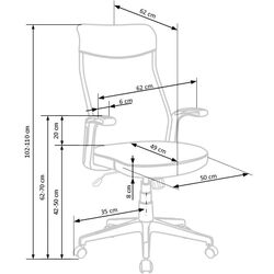 Кресло Halmar Arctic (Gray) Thumb