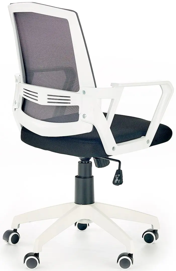Fotoliu Halmar Ascot (Black/Gray/White) - 2