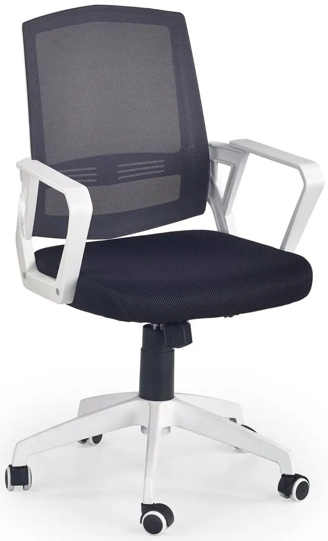 Fotoliu Halmar Ascot (Black/Gray/White)