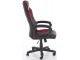 Fotoliu Halmar Baffin (Black/Red)