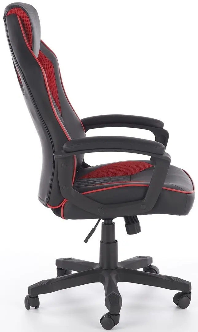 Кресло Halmar Baffin (Black/Red)