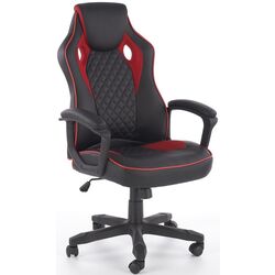 Fotoliu Halmar Baffin (Black/Red)