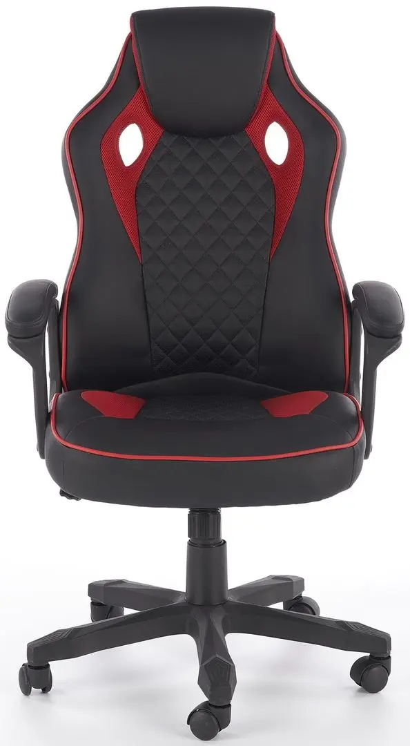 Кресло Halmar Baffin (Black/Red)