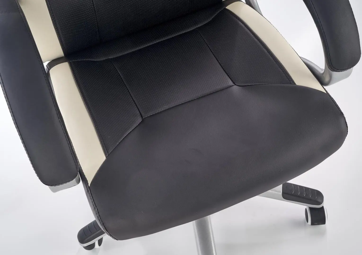 Кресло Halmar Barton (Black/White)