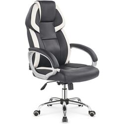 Кресло Halmar Barton (Black/White)