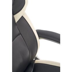 Кресло Halmar Barton (Black/White) Thumb