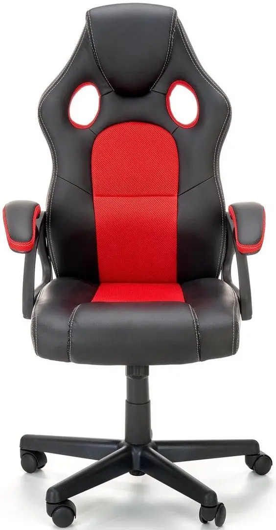 Кресло Halmar Berkel (Black/Red)