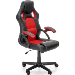 Fotoliu Halmar Berkel (Black/Red)