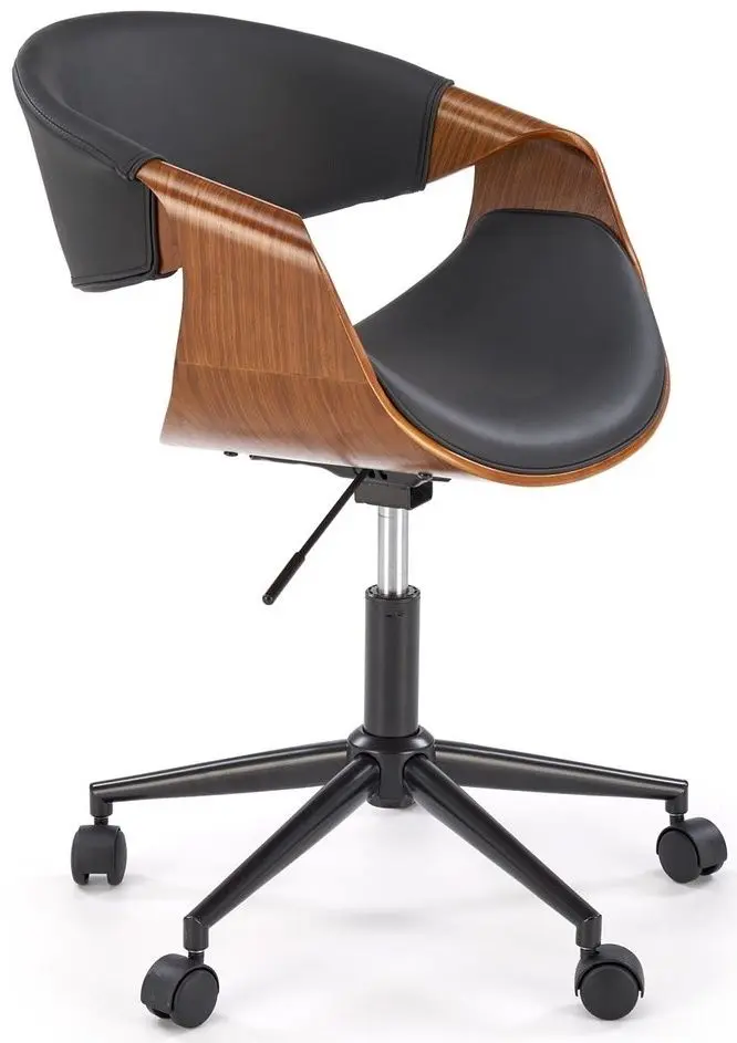 Fotoliu Halmar Bilbo (Black/Walnut)