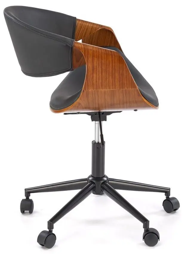 Fotoliu Halmar Bilbo (Black/Walnut)