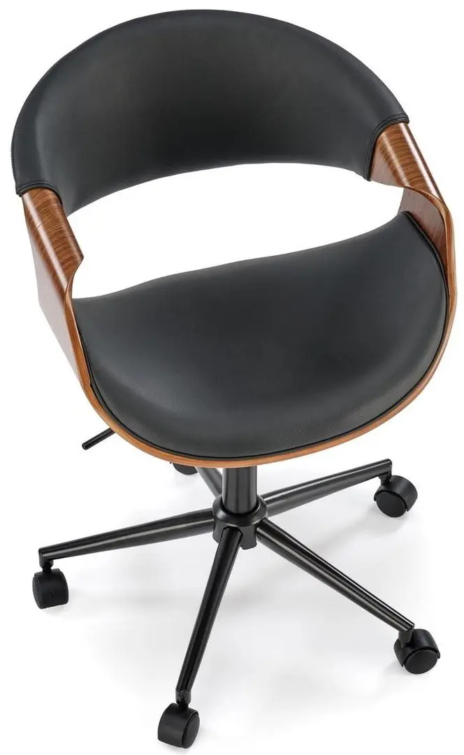 Fotoliu Halmar Bilbo (Black/Walnut)