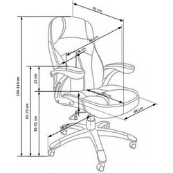 Fotoliu Halmar Carlos (Black) Thumb