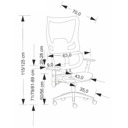Fotoliu Halmar Casper (Black) Thumb