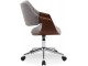 Fotoliu Halmar Colt (Walnut/Gray)