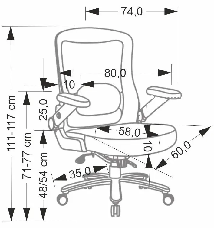 Кресло Halmar Cyborg (Black)