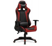 Fotoliu gaming Halmar Defender (Black/Red)