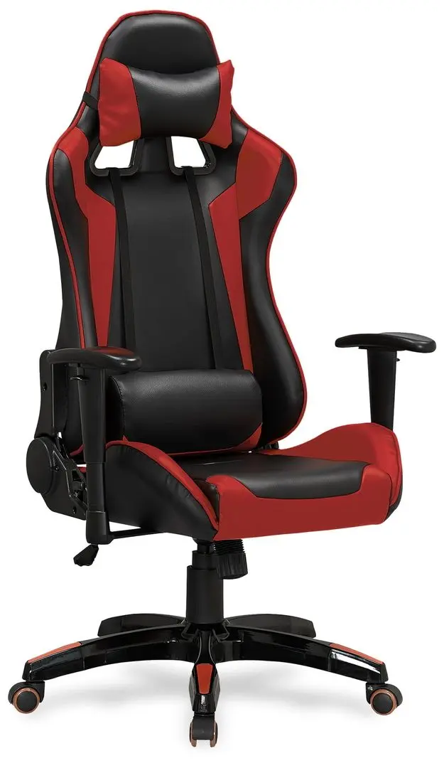 Fotoliu gaming Halmar Defender (Black/Red)