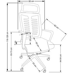 Кресло Halmar Fabio (Black) Thumb