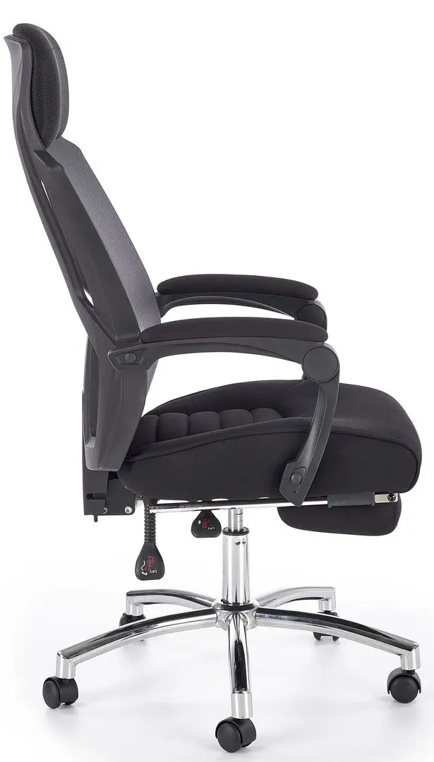 Fotoliu Halmar Freeman (Black/Grey)