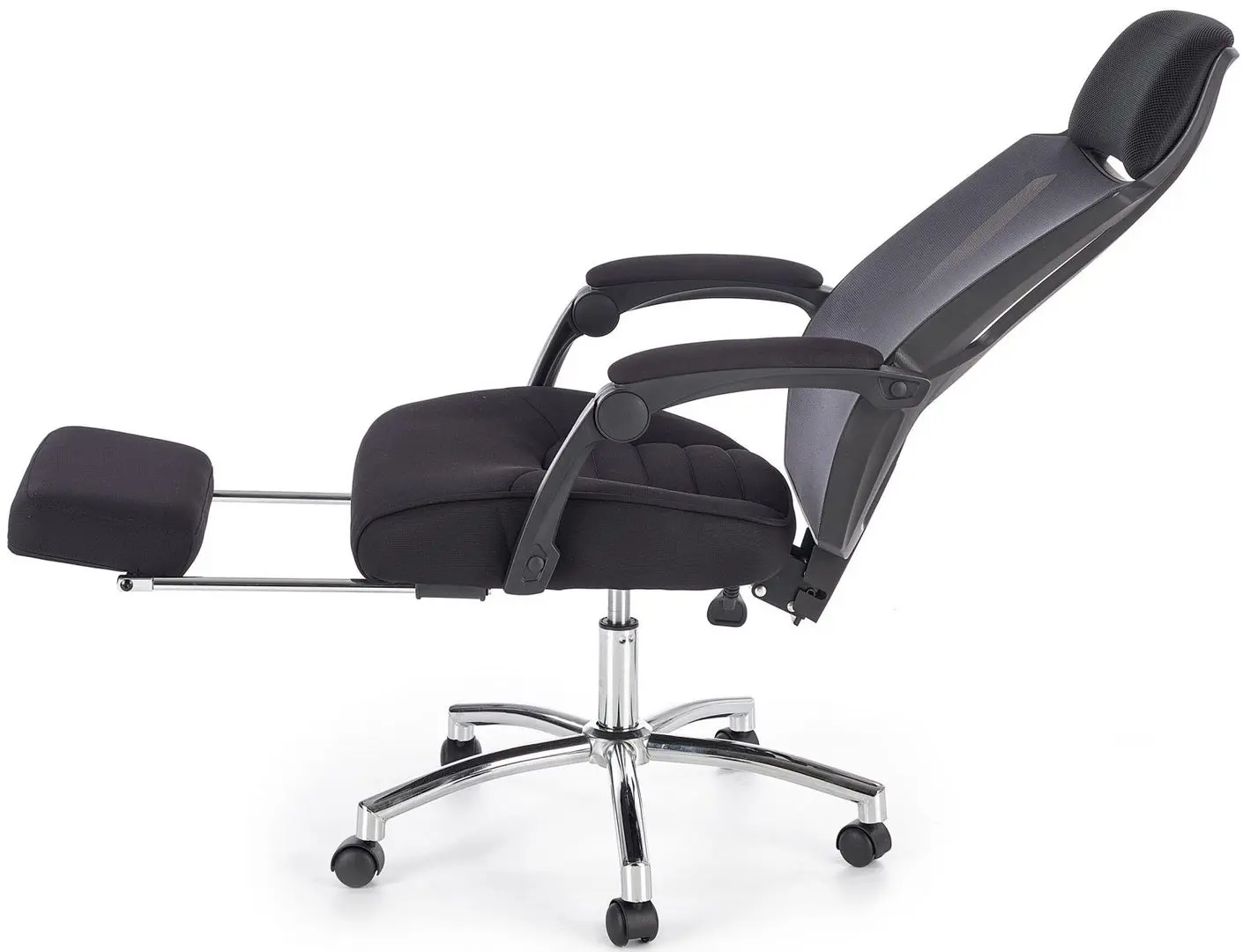 Fotoliu Halmar Freeman (Black/Grey)