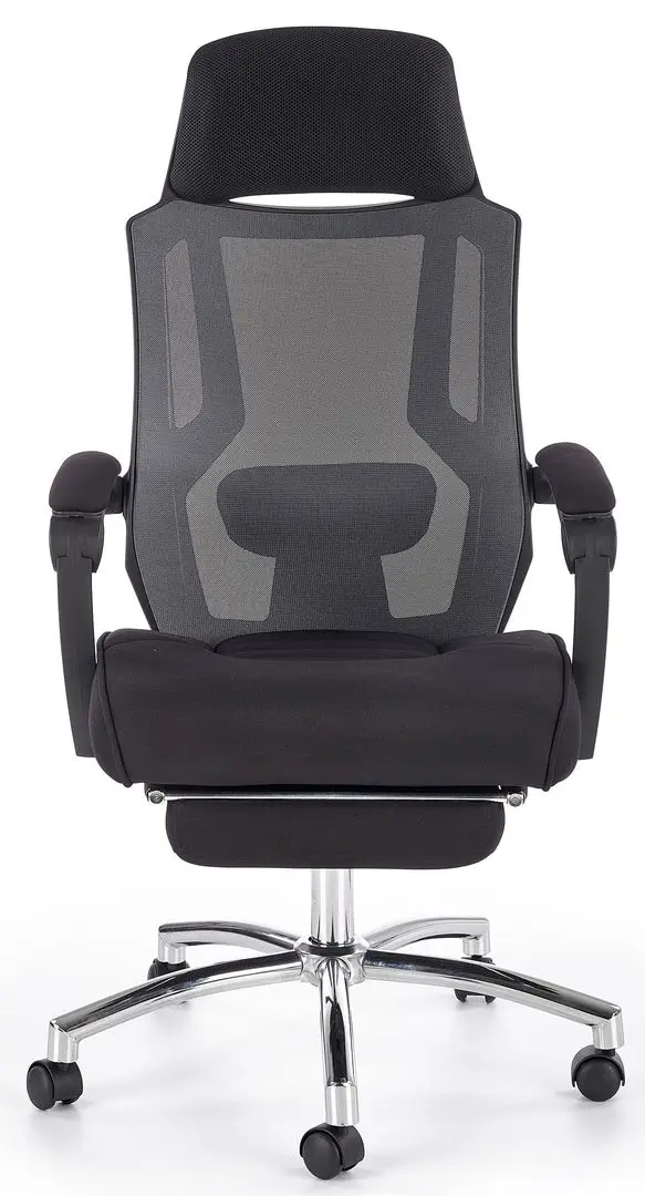 Fotoliu Halmar Freeman (Black/Grey)