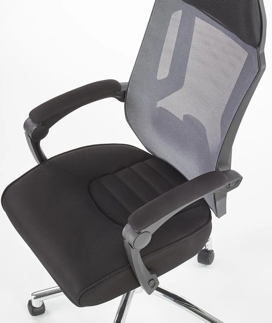 Fotoliu Halmar Freeman (Black/Grey)