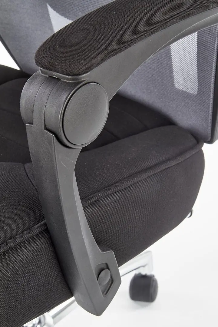 Fotoliu Halmar Freeman (Black/Grey)