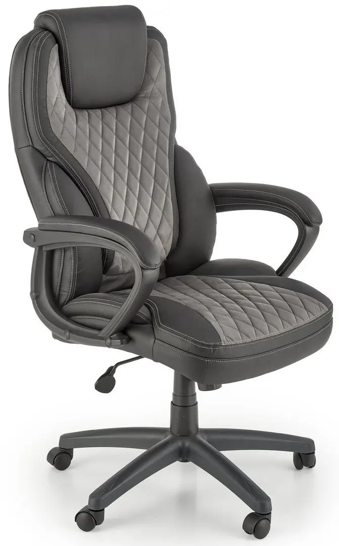 Кресло Halmar Gandalf (Black/Gray)