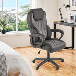 Кресло Halmar Gandalf (Black/Gray)