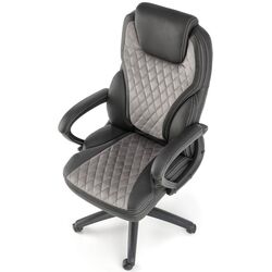 Кресло Halmar Gandalf (Black/Gray) Thumb