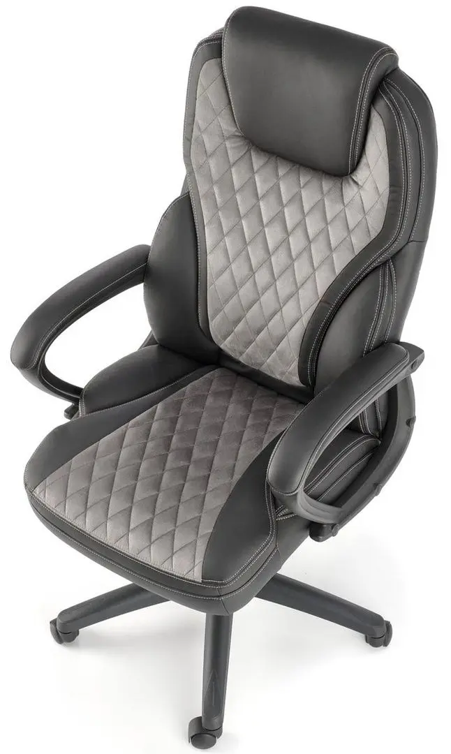 Кресло Halmar Gandalf (Black/Gray)