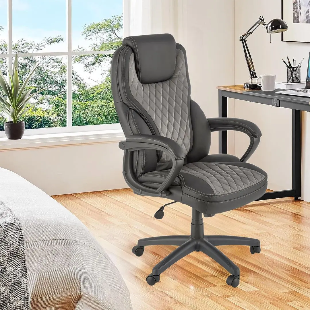 Кресло Halmar Gandalf (Black/Gray)