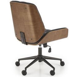 Кресло Halmar Gavin (Walnut/Black) Thumb