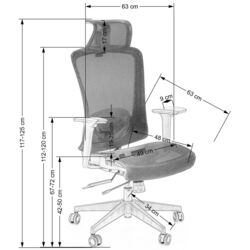 Кресло Halmar Goliat (Black) Thumb
