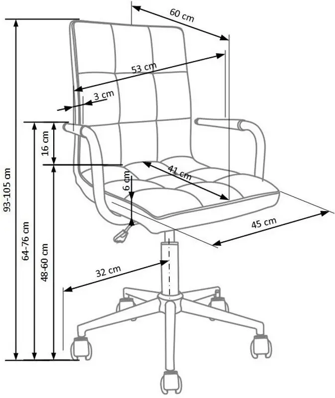 Кресло Halmar Gonzo 2 (Purple)