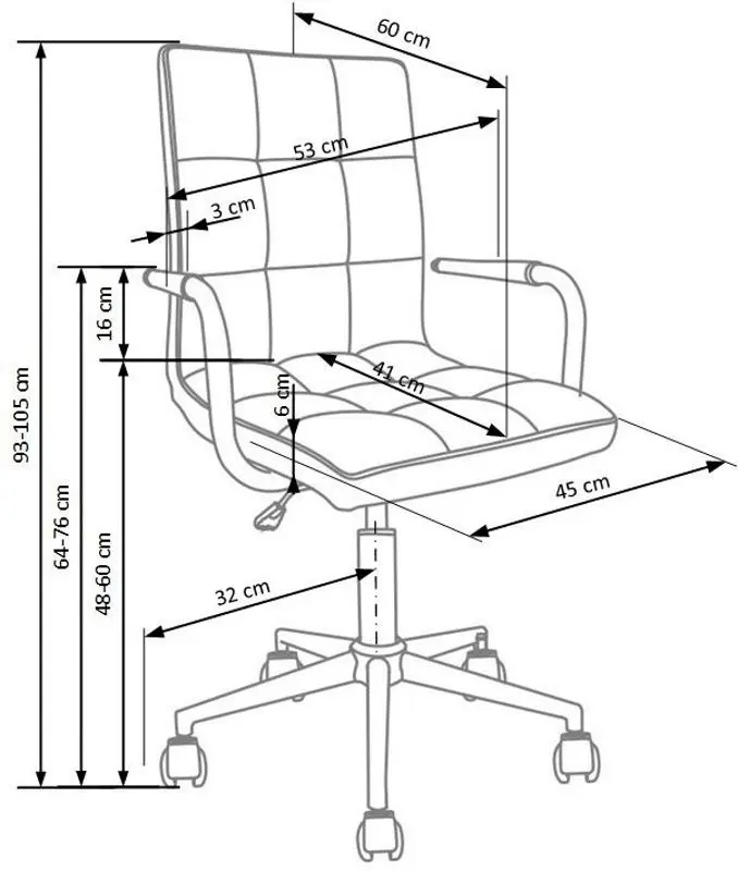 Fotoliu Halmar Gonzo 4 (Pink)
