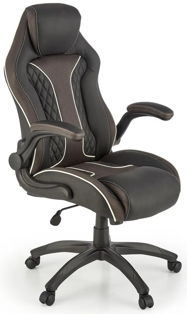 Кресло Halmar Hamlet (Black/Gray)