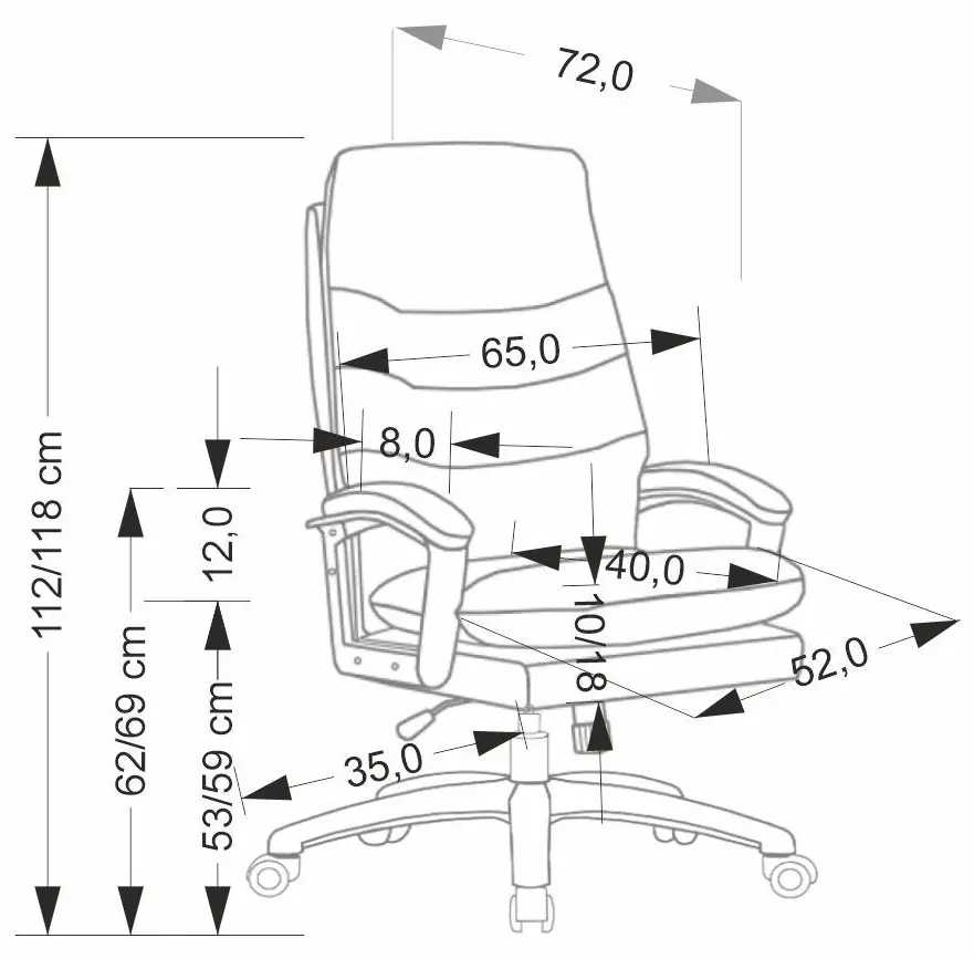 Fotoliu Halmar Harbor (Beige/Black)