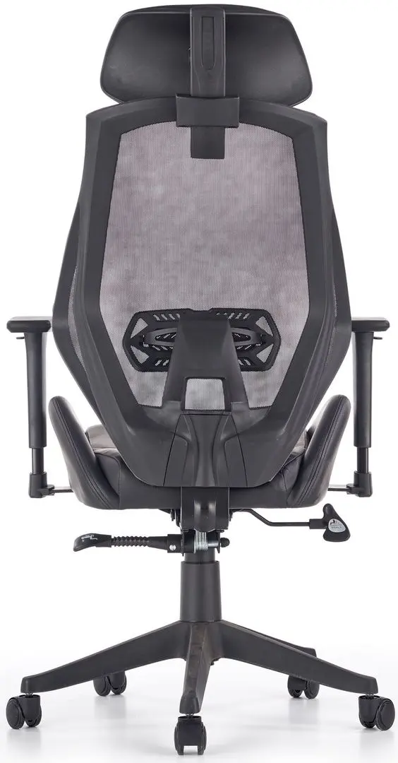 Fotoliu Halmar Hasel (Black/Gray)