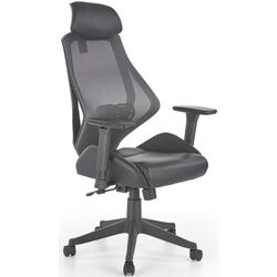 Fotoliu Halmar Hasel (Black/Gray)