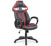 Fotoliu gaming Halmar Honor (Black/Red)