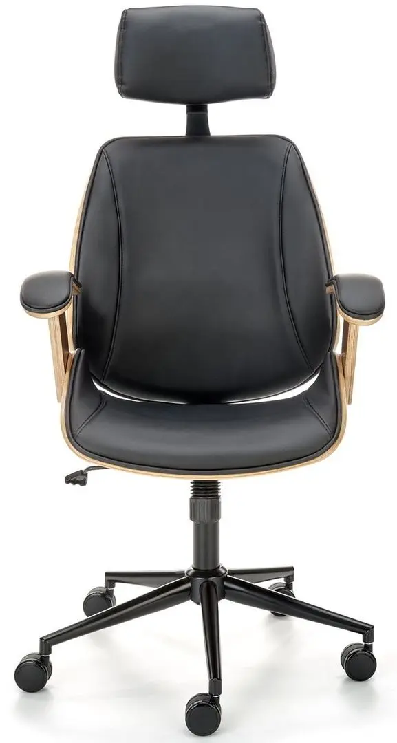 Fotoliu Halmar Ignazio (Walnut/Black)