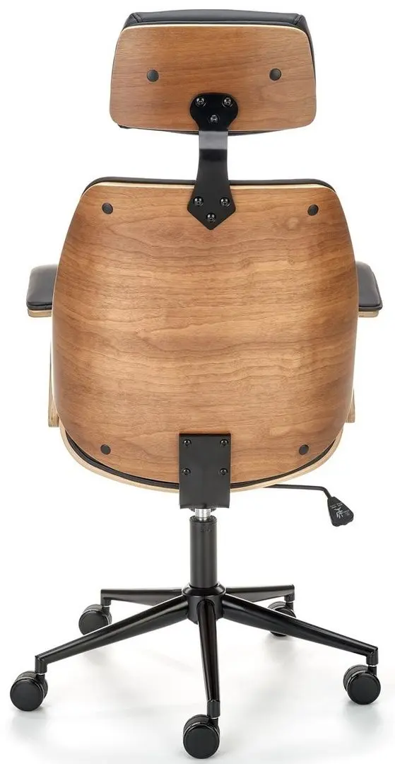 Fotoliu Halmar Ignazio (Walnut/Black)