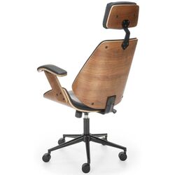 Fotoliu Halmar Ignazio (Walnut/Black) Thumb