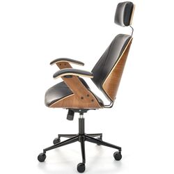 Fotoliu Halmar Ignazio (Walnut/Black) Thumb