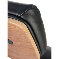 Fotoliu Halmar Ignazio (Walnut/Black) Thumb