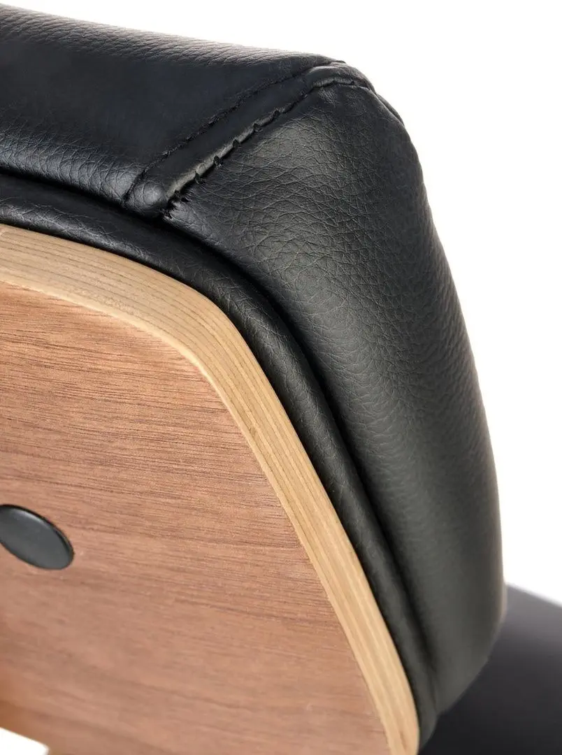 Fotoliu Halmar Ignazio (Walnut/Black)