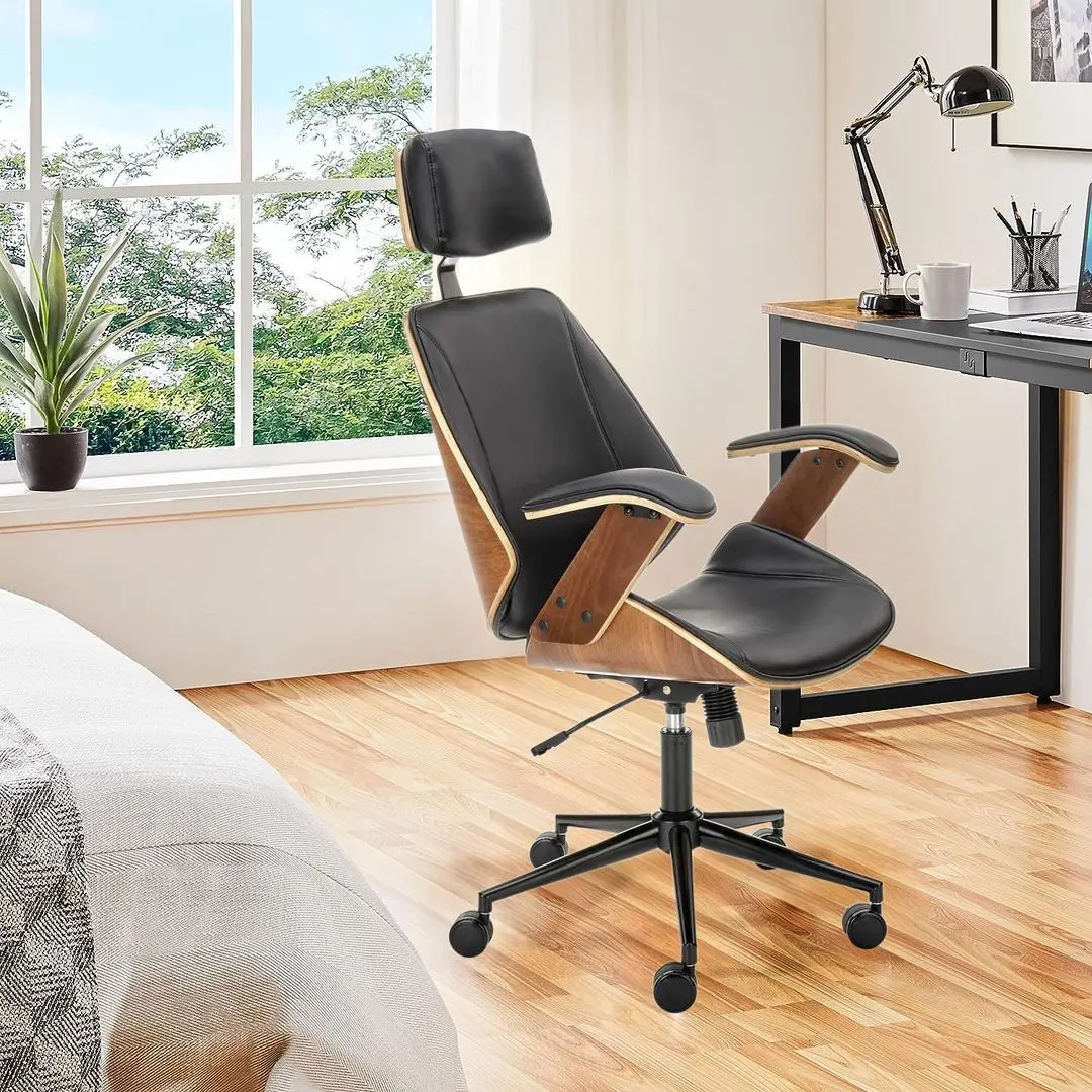 Fotoliu Halmar Ignazio (Walnut/Black)