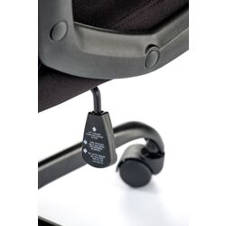 Fotoliu Halmar Jensen (Black/Grey/Red) Thumb