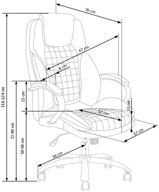Кресло Halmar King (Black)